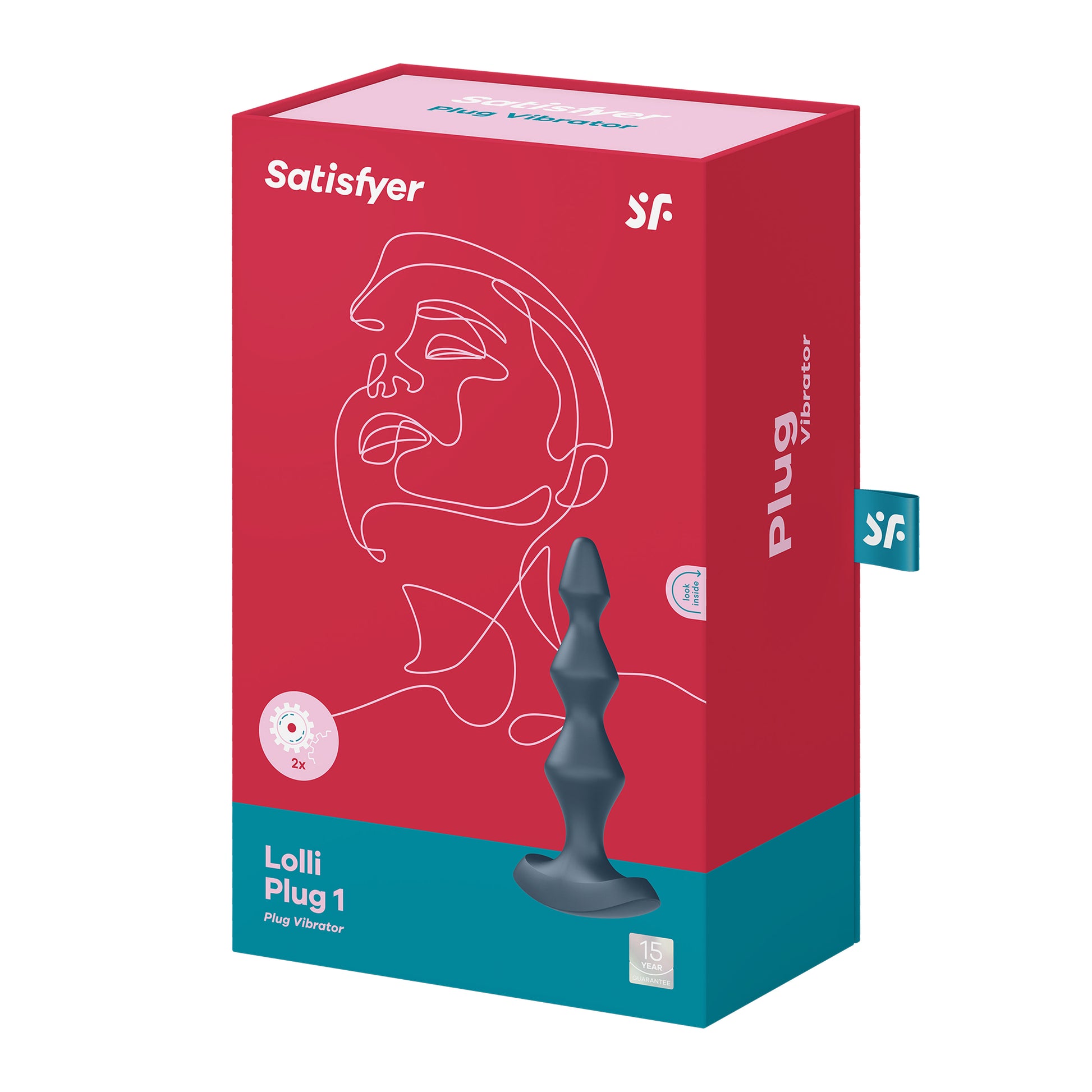 Satisfyer Lolli Plug 1 Vibrating Plug – Dark Teal