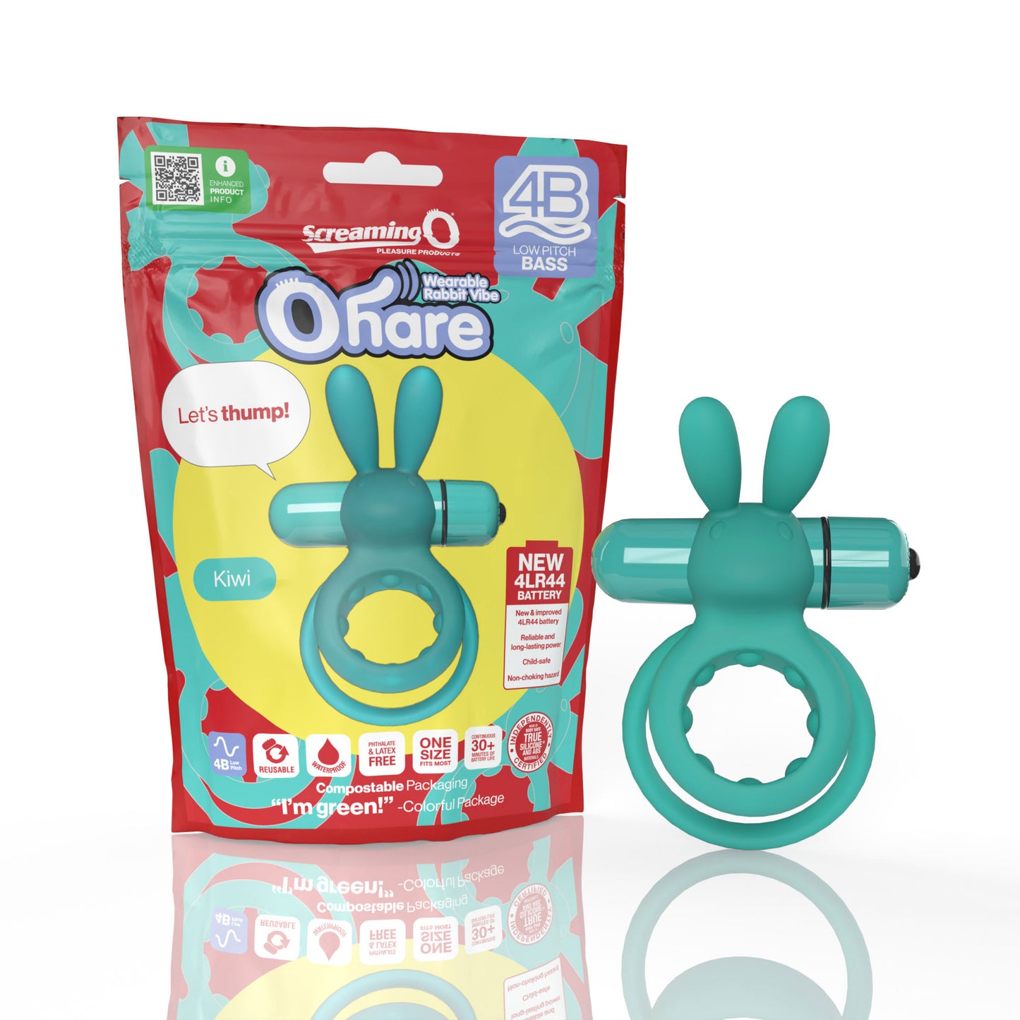 Screaming O Ohare Wearable Rabbit Vibe with 5 Speeds – Kiwi