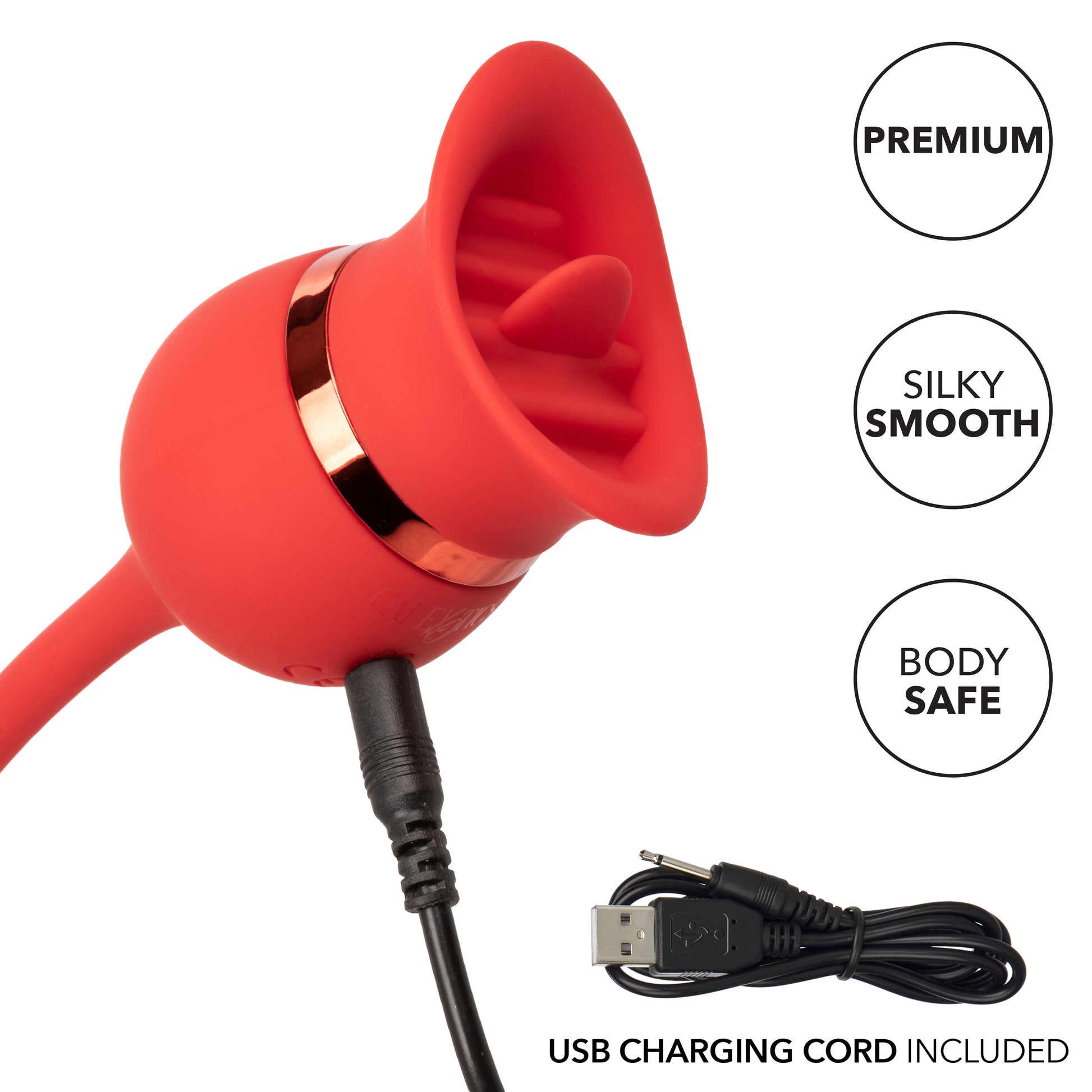 CalExotics French Kiss Casanova Teaser with Vibrating Bullet – Red