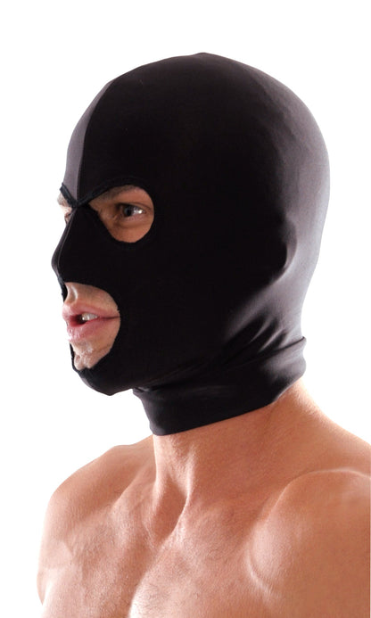 Pipedream Fetish Fantasy Series Spandex 3-Hole Hood – Black