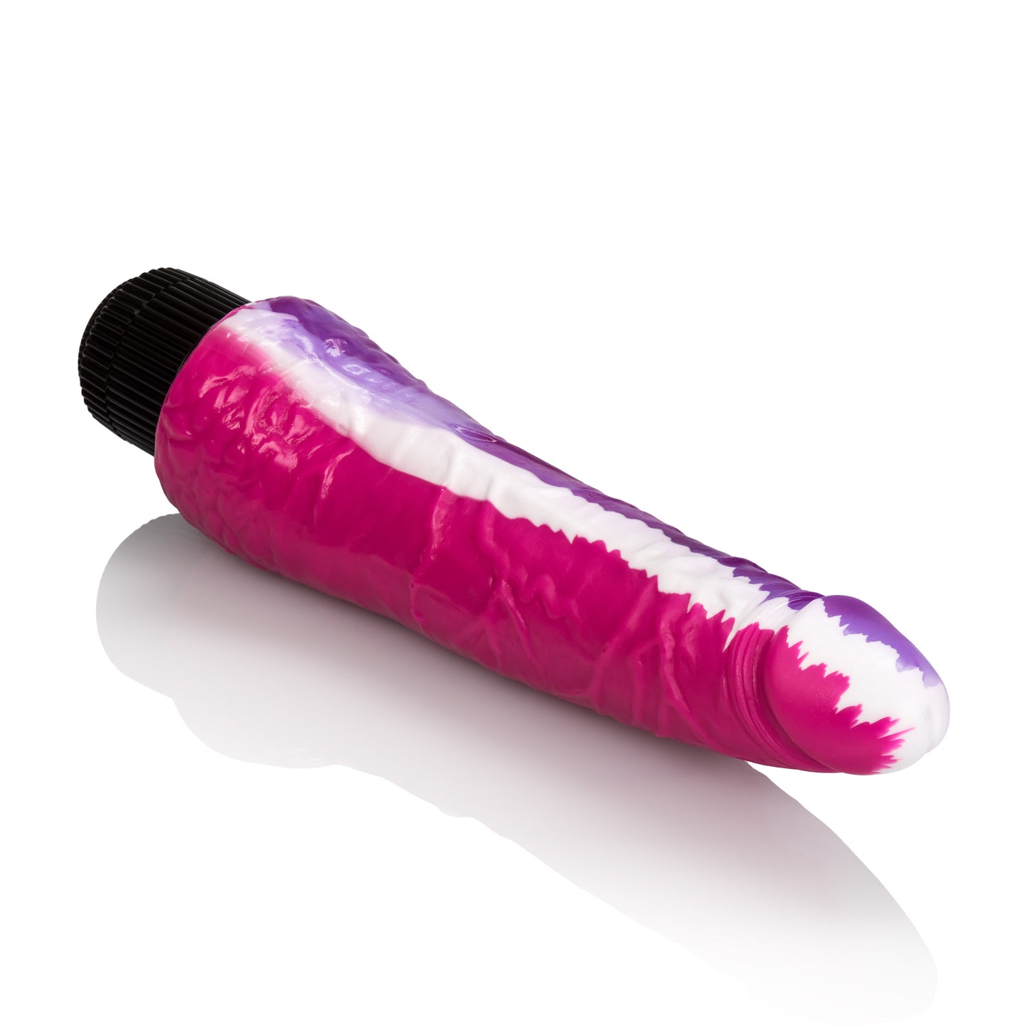 CalExotics Funky Jelly Vibe 7.5 Inch Multi-Speed Vibrator - Pink/Purple