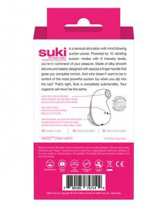 Suki Rechargeable Sonic Vibe - Pulsating Vibrator - Foxy Pink