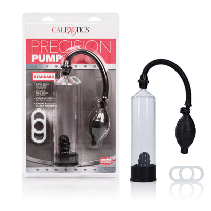 CalExotics Precision Pump Standard – Clear Vacuum Cylinder with Pressure Bulb