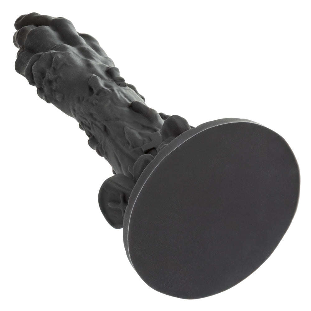 CalExotics Monster Dong The Zombie - Waterproof Flexible Silicone Dildo - Black