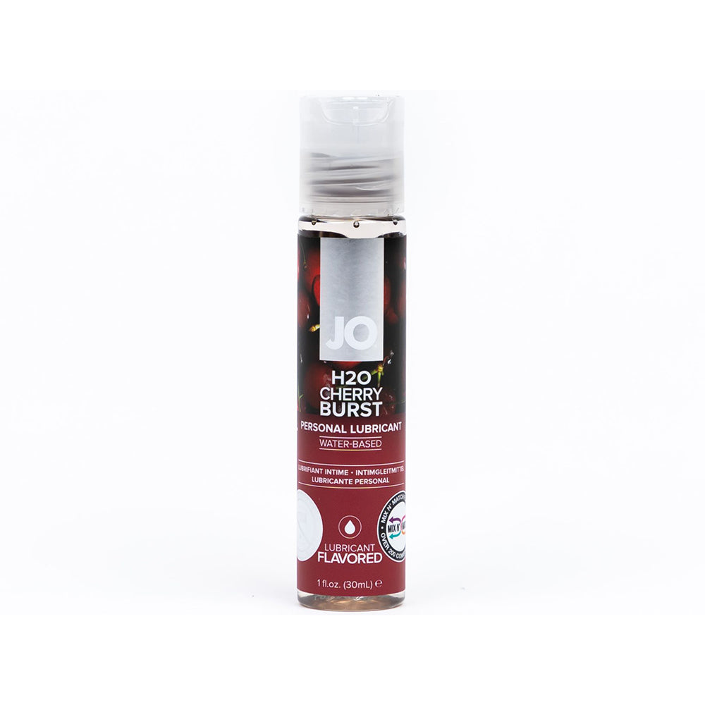 JO H2O Cherry Burst Flavored Water-Based Lubricant – 1 oz