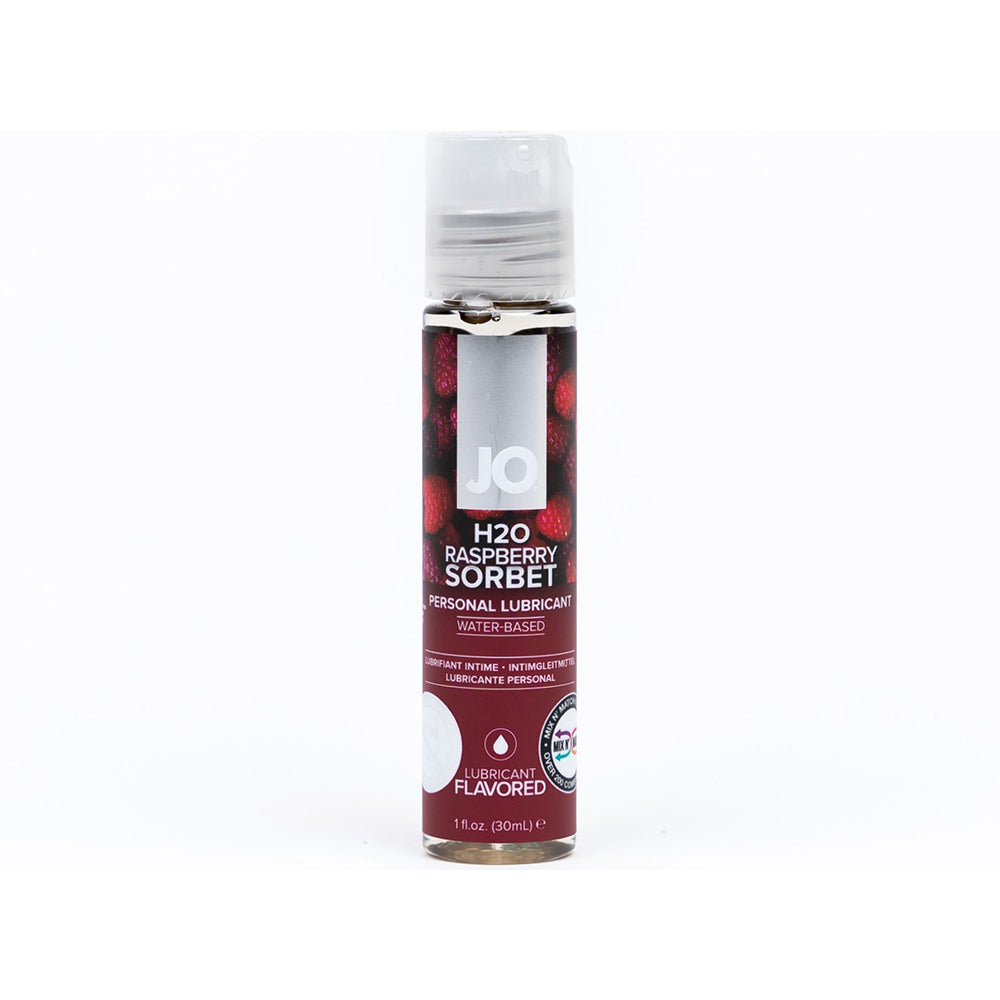 JO H2O Raspberry Sorbet Flavored Water-Based Lubricant – 1 oz