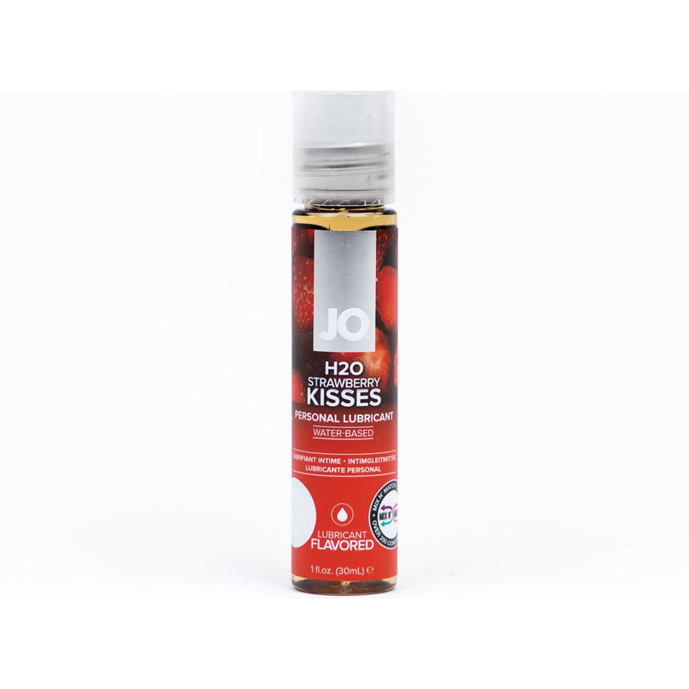 JO H2O Strawberry Kisses Flavored Water-Based Lubricant – 1 oz