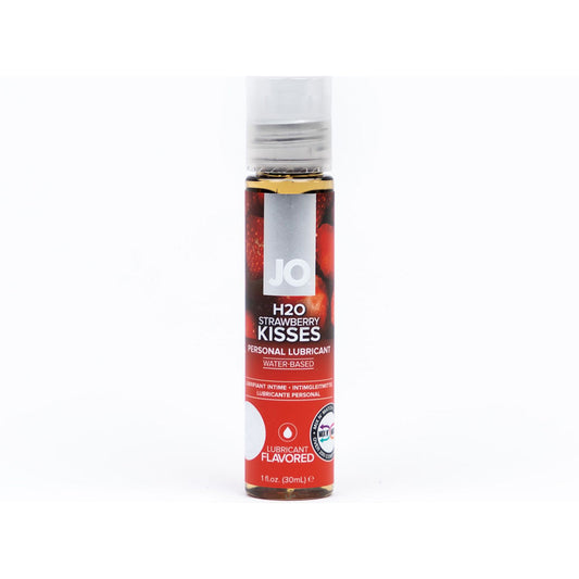 JO H2O Strawberry Kisses Flavored Water-Based Lubricant – 1 oz