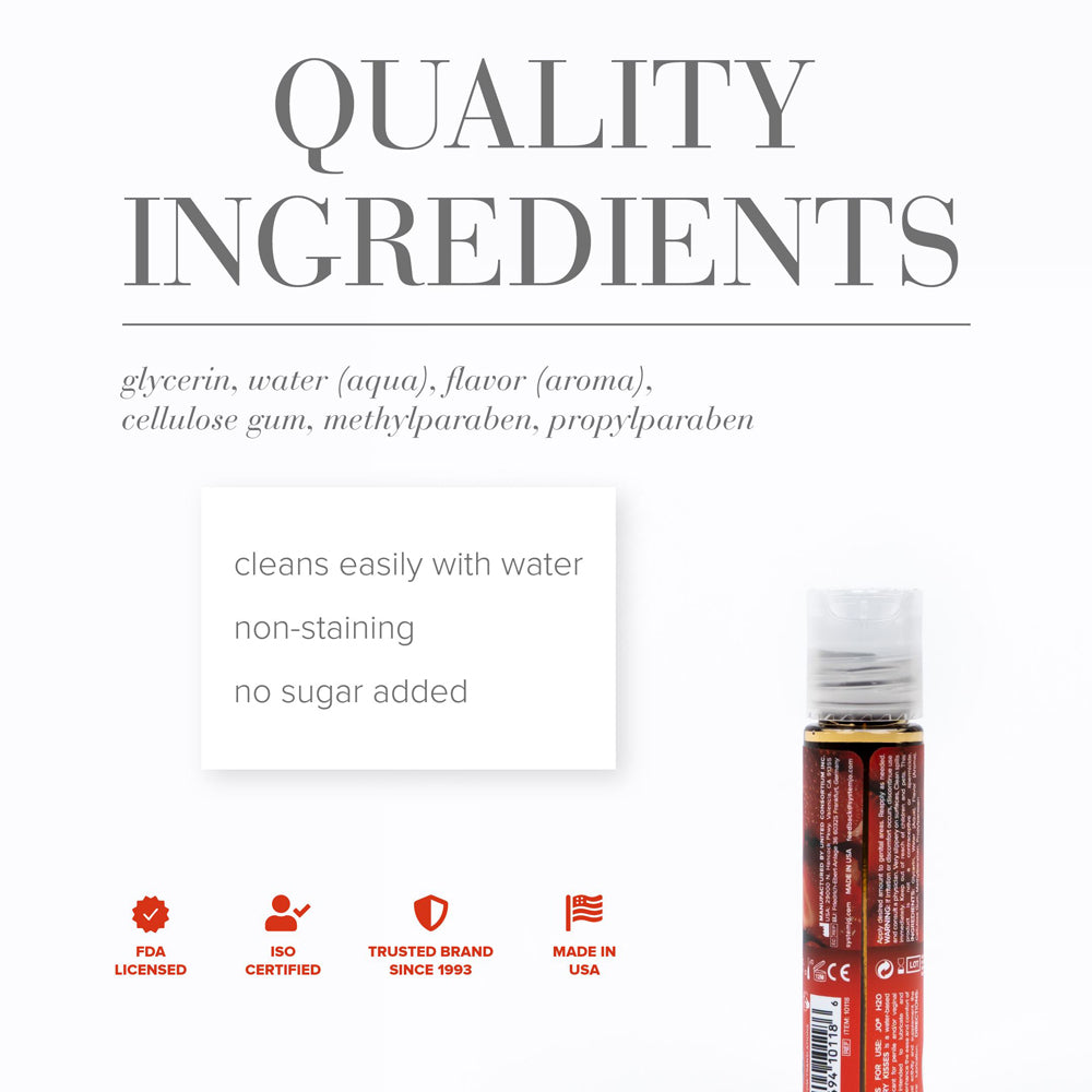 JO H2O Strawberry Kisses Flavored Water-Based Lubricant – 1 oz