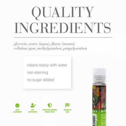 JO H2O Tropical Passion Flavored Water-Based Lubricant 1 oz – Clear