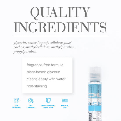 JO H2O Original Water-Based Lubricant 1oz – Clear