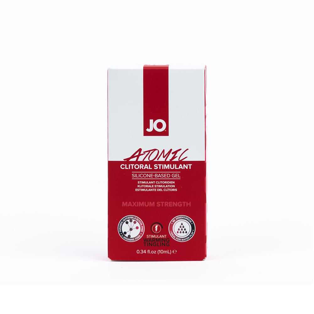 JO Atomic Clitoral Stimulant – Intense Warming Sensation – Clear