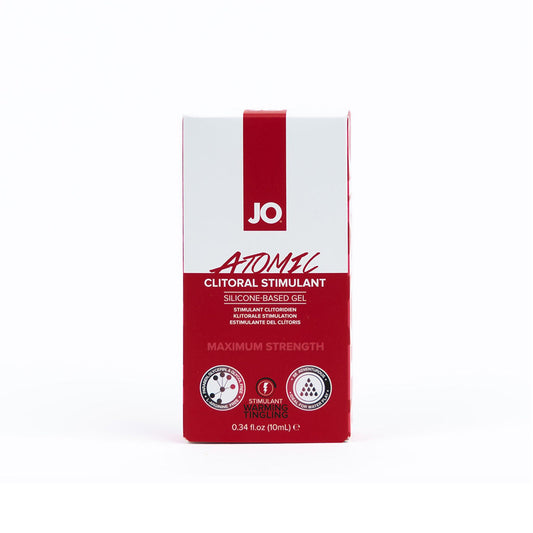 JO Atomic Clitoral Stimulant – Intense Warming Sensation – Clear