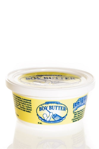 Boy Butter Original 4 Oz Personal Lubricant – Coconut Oil Based, Edible, Non-Toxic