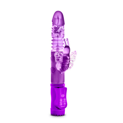Blush Sexy Things Butterfly Thruster Mini - Purple - Multi-Function Vibrator