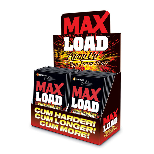 MaxLoad Enhancement Capsules 2-Pack – Stimulant-Free Supplement for Healthy Semen – Multi-Color