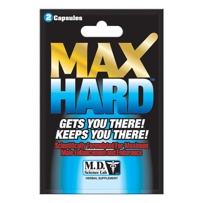 Swiss Navy MaxHard Enhancement Capsules - Fast-Acting Formula - Multi-Color