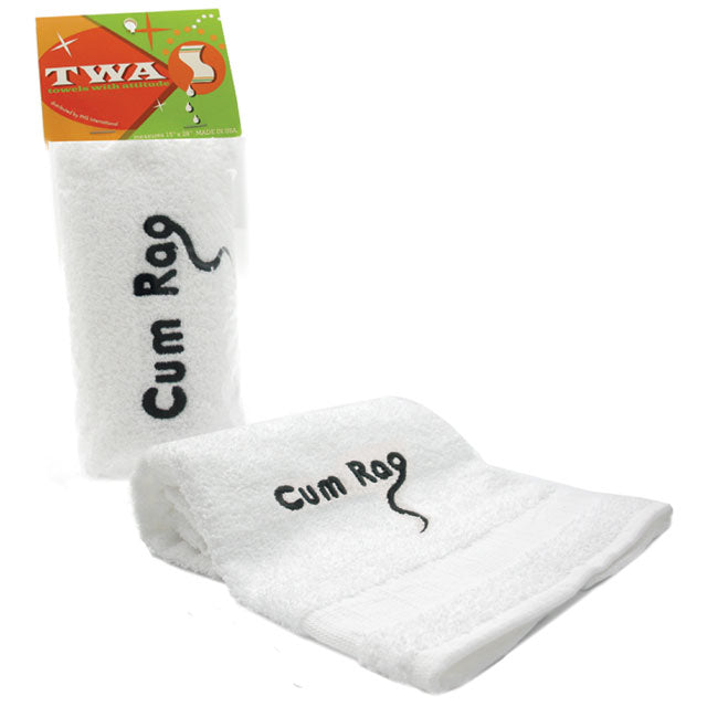 Towels With Attitude Cum Rag Towel – White Microfiber