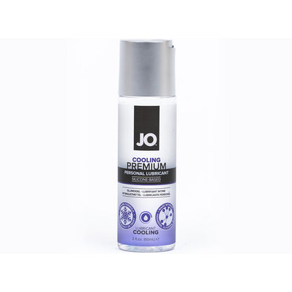JO Premium Cooling Silicone-Based Lubricant 2 oz – Clear – Long-Lasting Glide