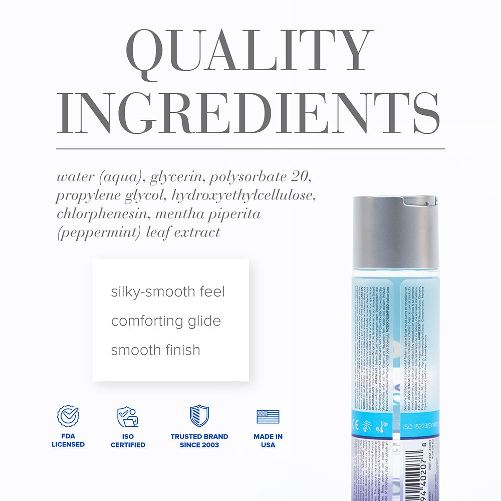 System JO H2O Cooling Water-Based Lubricant 4 oz - Clear