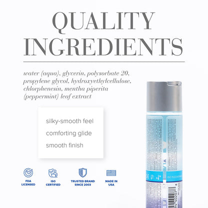 System JO H2O Cooling Water-Based Lubricant 4 oz - Clear