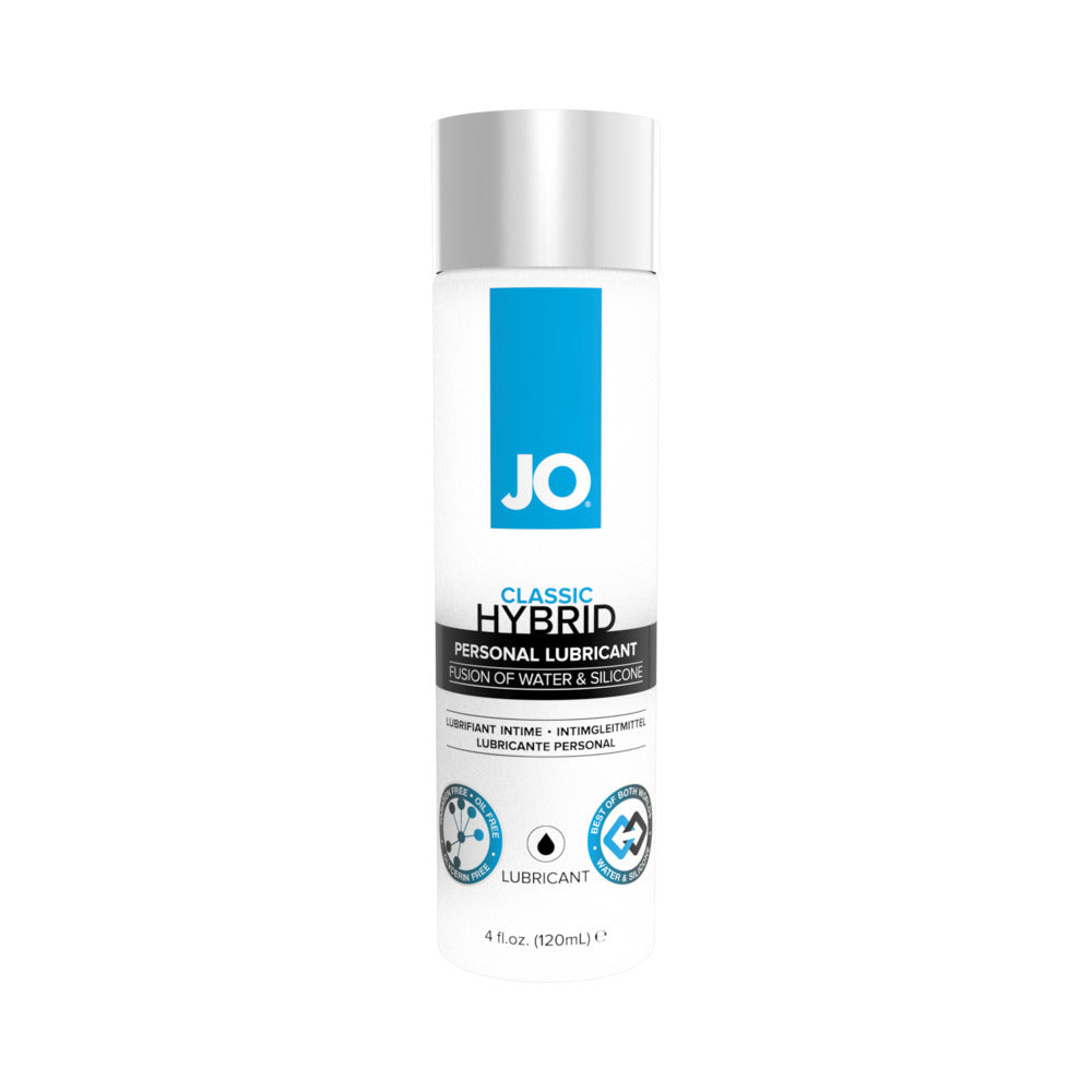 JO Classic Hybrid Lubricant 4 oz – Clear – Silicone & Water-Based Formula
