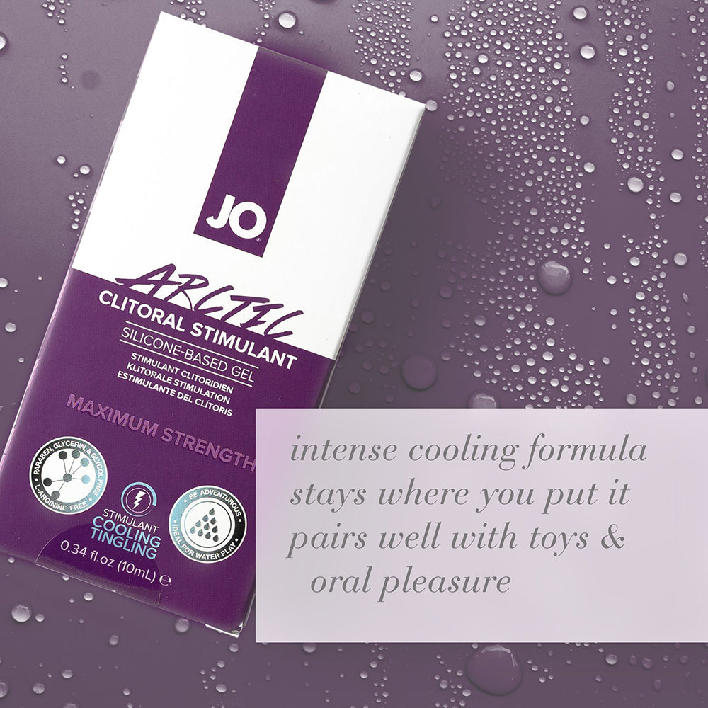 JO Arctic Clitoral Stimulant 0.34 oz – Intense Cooling Sensation – Clear