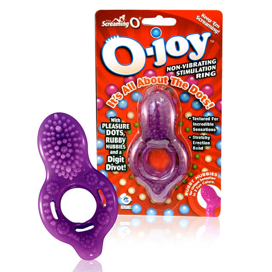 Screaming O O-Joy Cock Ring – Purple – Non-Vibrating Erection Enhancement
