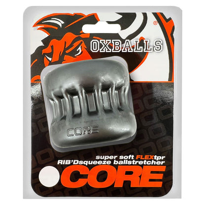 Oxballs Core Gripsqueeze Ballstretcher – Silver – Extra Soft Silicone