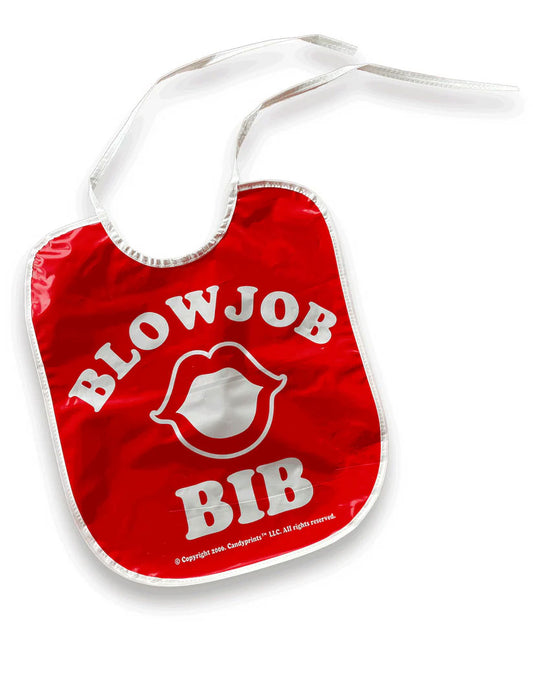 Little Genie Blow Job Bib – Red – Ideal for Parties and Events