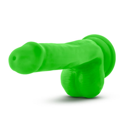 Blush Neo 6 Inch Dual Density Cock with Balls - Neon Green