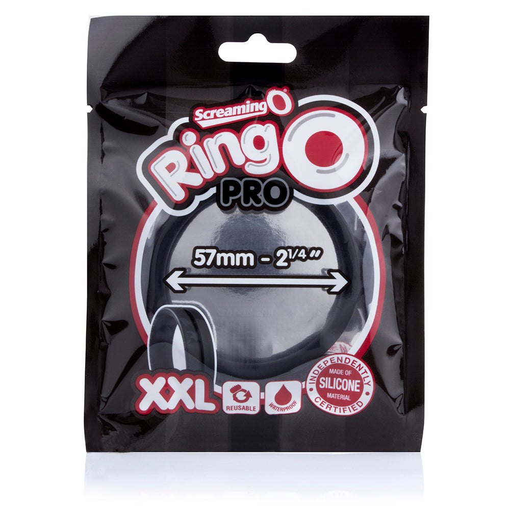 Screaming O RingO Pro XXL Penis Ring – Black – Stretch-to-Fit Design