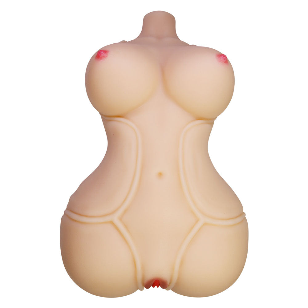 Pretty Love Diana Vagina and Anal Masturbator - Realistic Texture - White