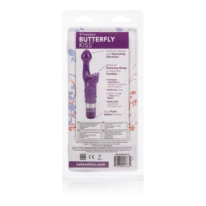 CalExotics Platinum Edition Butterfly Kiss Vibrator - Purple - 9 Function