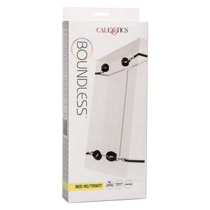 CalExotics Boundless Bed Restraint with Adjustable Wrist and Ankle Cuffs - Black
