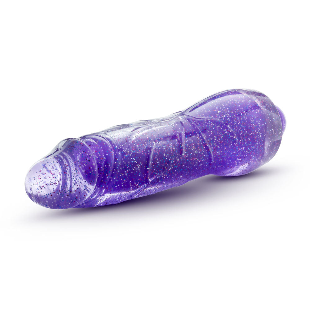 Glow Dicks Molly Glitter Vibrator - Multi-Speed G-Spot Vibrator - Purple