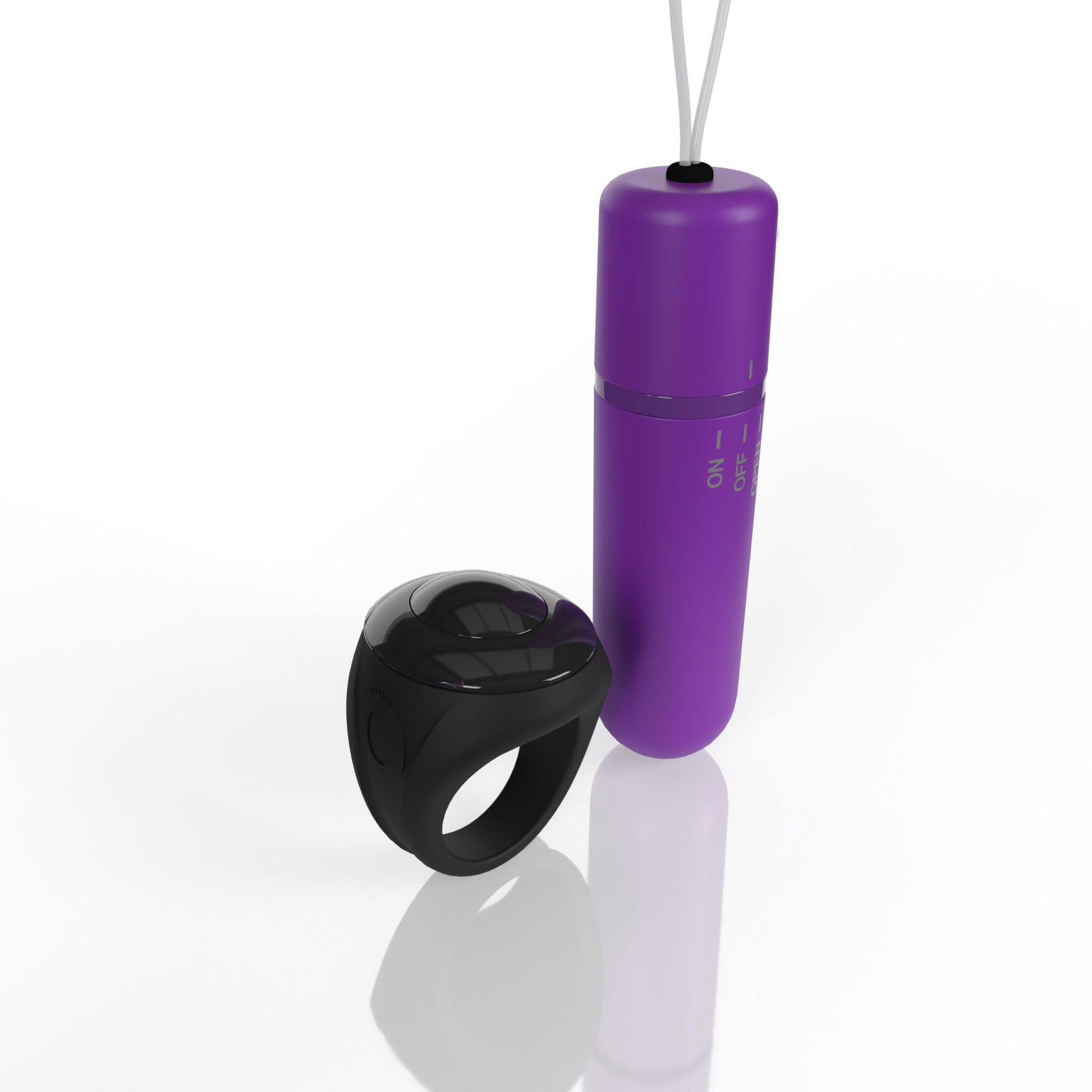 Screaming O 4T Vibrating Panty Set with Remote Control Ring - Purple