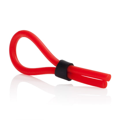 CalExotics Silicone Stud Lasso - Adjustable Erection Enhancer - Red