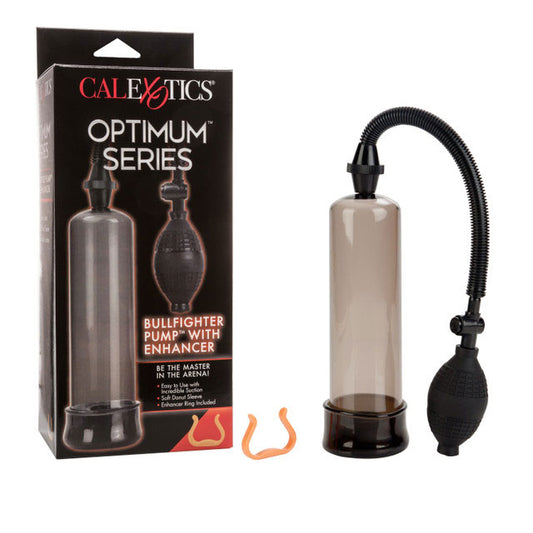 CalExotics Bullfighter Pump – Penis Pump with Clear Cylinder Measurement – Black