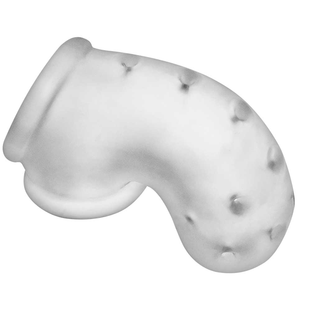 Oxballs Airlock Air-Lite Vented Chastity Device – Clear Ice