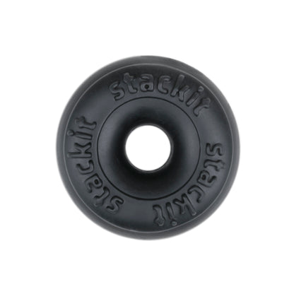 Perfect Fit Stackit Cock Ring - Black - Ultra-Soft and Stackable