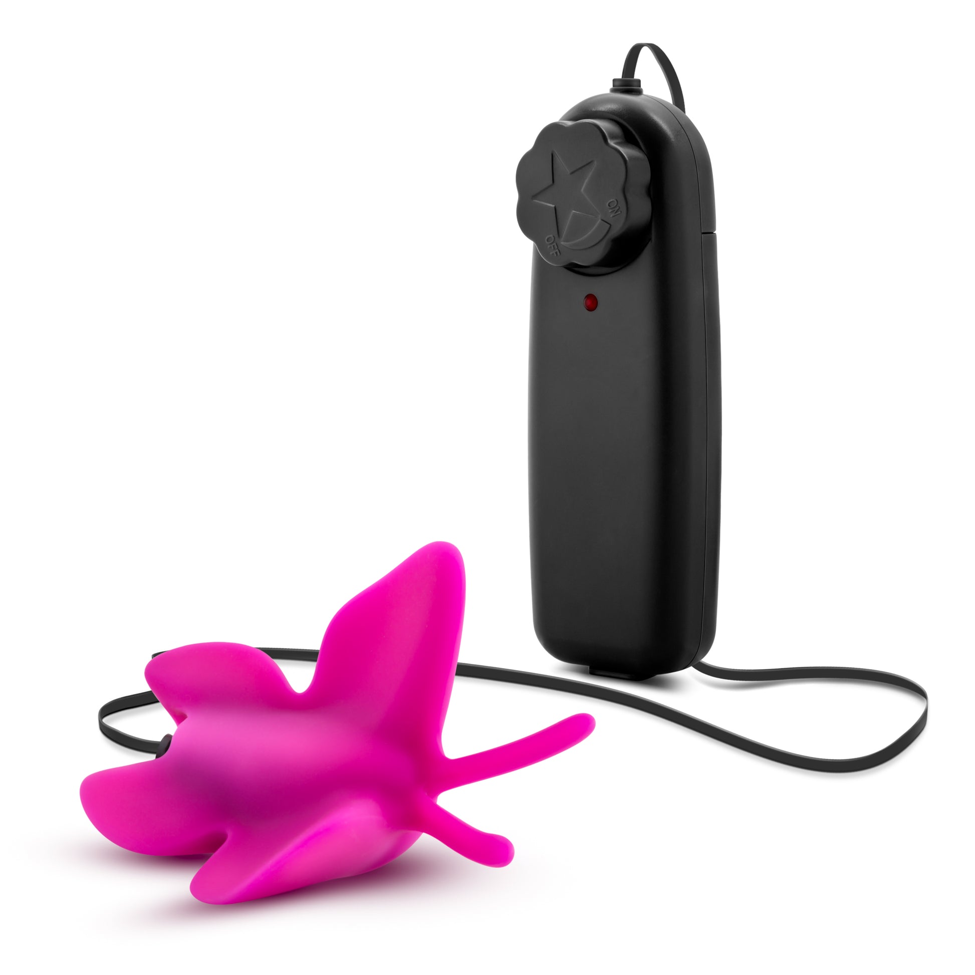 Blush Luxe Butterfly Teaser – Vibrating Toy with Multi-Speed Functionality – Fuschia