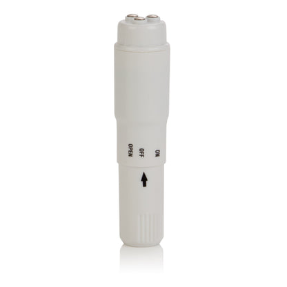 CalExotics Compact Waterproof Personal Travel Massager with 4 Tips – White