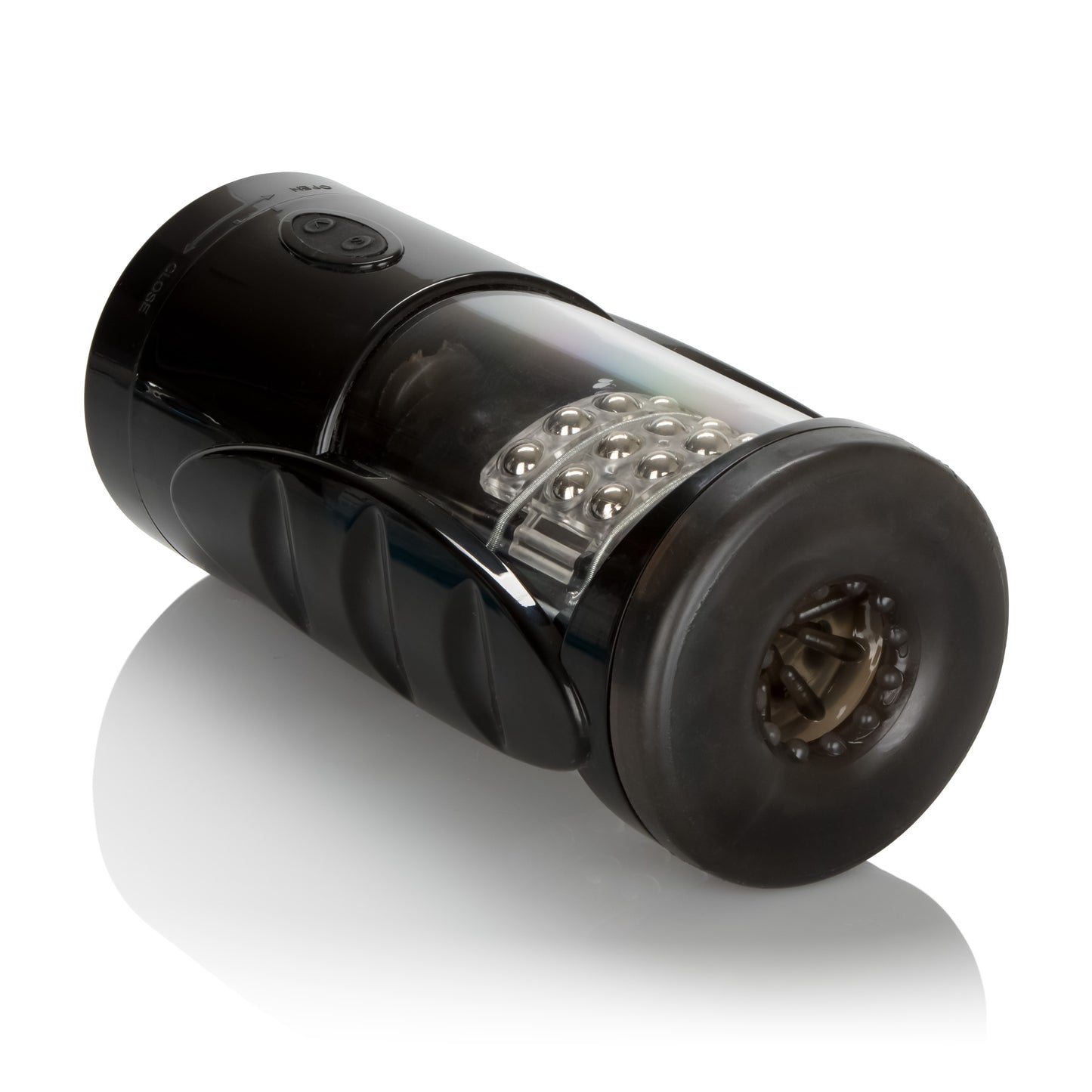 Optimum Power Ultimate Power Stroker – Multi-Function Vibrating Male Masturbator – Black