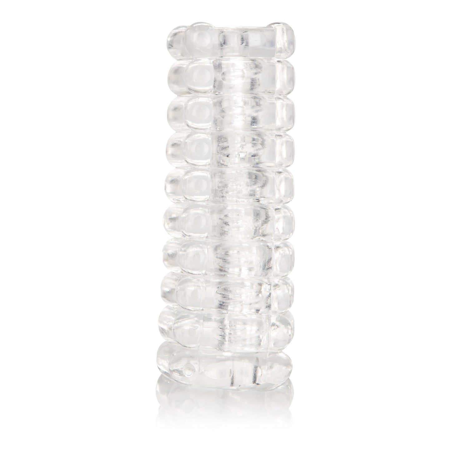 CalExotics Ribbed Stroker Masturbator – Gold – Phthalate Free