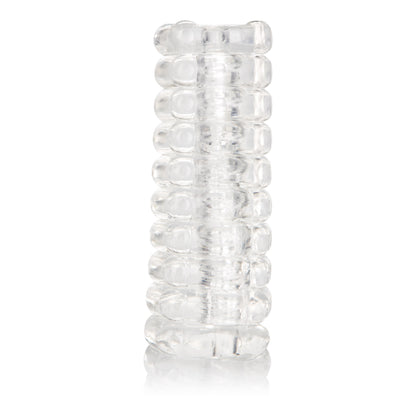 CalExotics Ribbed Stroker Masturbator – Gold – Phthalate Free