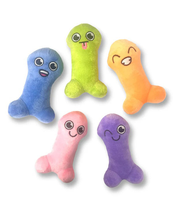Little Genie Suck a Bag of Dicks Plushy Pillow with 5 Plush Dicks – Multi