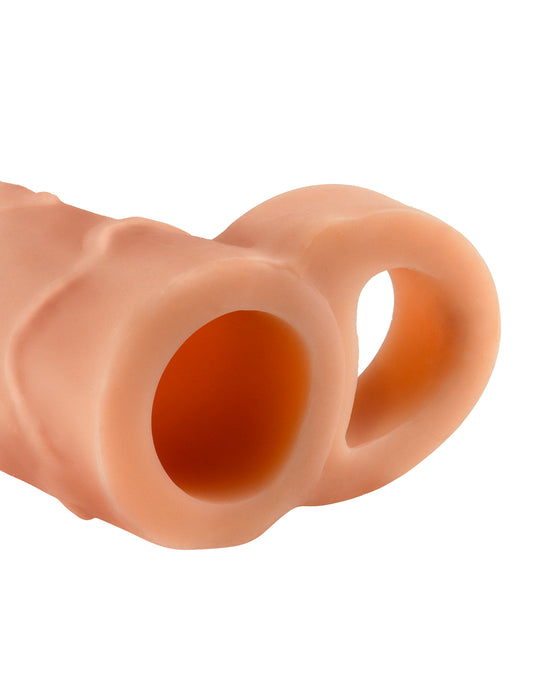 Pipedream Fantasy X-Tension Perfect 2-Inch Extension with Ball Strap - Flesh