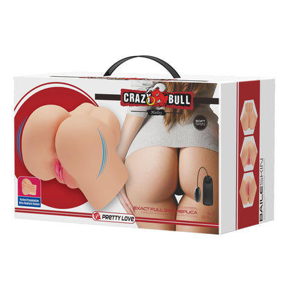 Pretty Love Hailey Realistic Vagina and Ass Vibrator – Beige