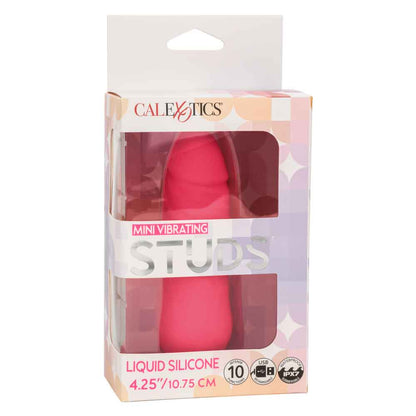 CalExotics Mini Vibrating Studs - Multi-Function Silicone Vibrator - Pink